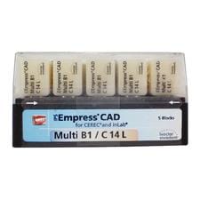 IPS Empress® CAD Multi Blocks, Shades A-B & BL, 5/Pkg - Shade A1, Size C14L
